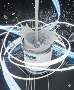 PVC ve alüminyum yüzeyler için boyama öncesi hazırlık ürünleri: akrilik astar, zımpara, fırça ve uygulama araçları